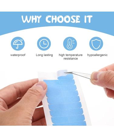 60 Pieces WLLHYF Hair Extension Tape - Double Sided No-Residue Adhesive for Human Hair Extensions - Pre-cut Replacement Tapes - Wig & Toupee Beauty Tool - Buy Online on SooperMarket.com
