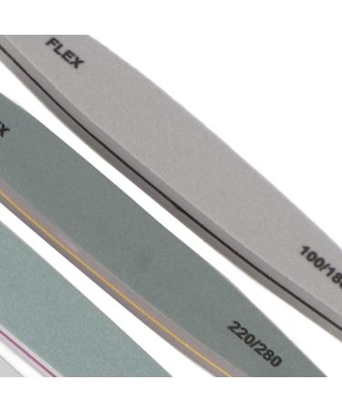 Nail Buffer File Tool Double Sided Curved Nail File for Salon - Buy Online on SooperMarket.com