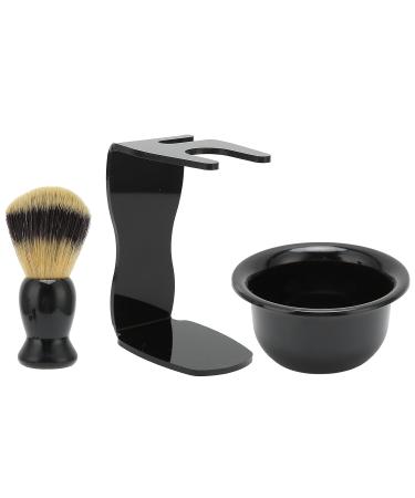 3 Pieces Shaving Brush Set | Complete Shaving Kit for Men | Beard Brush & Safety Stand - Buy Online on SooperMarket.com