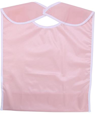 Adult Bibs Waterproof Adult Elder Mealtime Bib Clothes Clothing Protector Dining Aid a Perfect Item for the Adult and the Elder Who Lack Ability to Have Meal Reusable(Orange pink) - Buy Online on SooperMarket.com