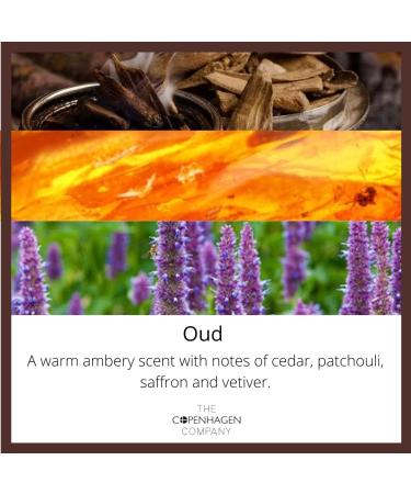 Luxury Scented Candle Gift for Women | Natural Wax Blend | 45 Hours Burn Time | Hotel Collection - Oud (7oz) by The Copenhagen Company - Buy Online on SooperMarket.com