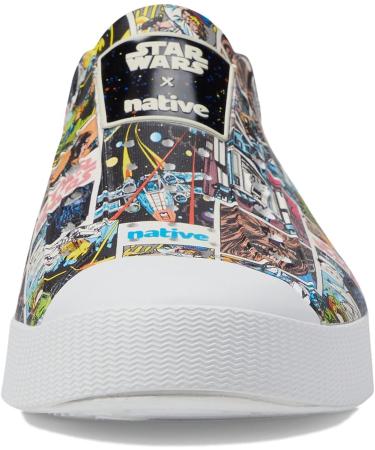Native Shoes Jefferson Star Wars Print Sneakers - Women's 10/Men's 8 - Shell White/Comic Multi Print - Buy Online on SooperMarket.com
