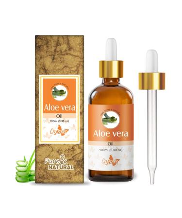 Crysalis Aloe Vera(Aloe Barbadensis Miller) Oil|100% Pure & Natural Undiluted Essential Oil Organic Standard For Skin & Hair Care|Provides Moisturisation& Skin & Hair (100ML)