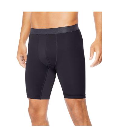 Hanes Sport Men's Performance Compression Short Medium Ebony/Ebony