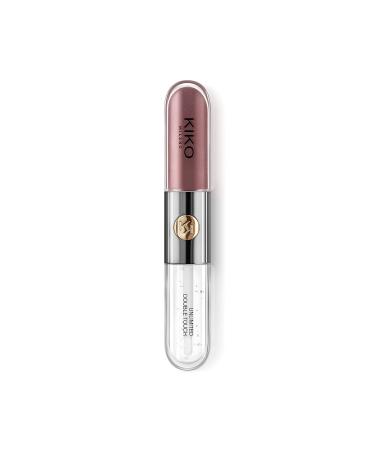 KIKO Milano Unlimited Double Touch 121 Dark Rosy Chestnut | Long-Lasting Liquid Lipstick with Bright Finish - Buy Online on SooperMarket.com