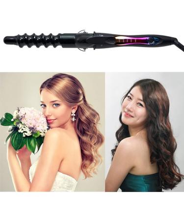 Professional Spiral Curling Wand 32mm Hair Curler Ceramic Curling Iron LCD Temp Display Curling Wand for Short and Long Hair Hair Crimper for Big Wave Bouncy Curls - Buy Online on SooperMarket.com
