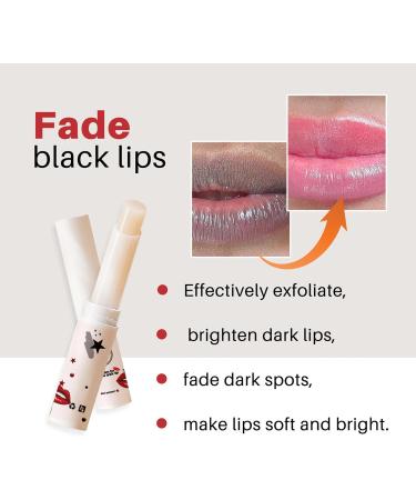 Lip Lightening For Dark Lips Moisturizing Lip Balm Whitening & Brightening Lip Balm Lips Pink Bleaching Cream Balm Lip Care Lightens Remove Dark Lips (1PC) - Buy Online on SooperMarket.com