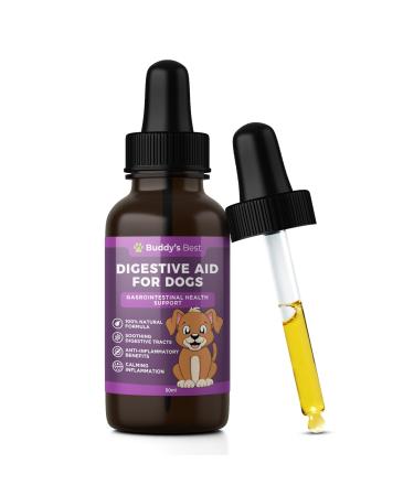 Digestive Aid for Dogs | Soothing & Anti-Inflammatory Blend with Dandelion Slippery Elm & Marshmallow Root for Optimal Gastrointestinal Health