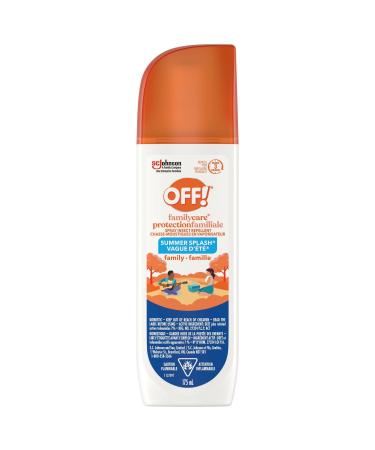 OFF! FamilyCare Insect and Mosquito Repellent with Summer Scent Bug Spray for Camping Bug Repellent Safe for Clothing 175 mL (Packaging May Vary) 175 ml (Pack of 1) Blue