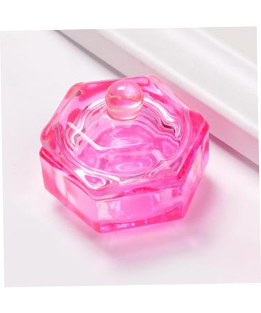 FRCOLOR 6 Pcs Drill Bits for Nails Nail Cleaner Acrylic Liquid Holder Dappen Dish Novelty Toilet Paper Cuticle Bit for Nail Drill Monomer Dish with Lid Glass Pink With Cover Nail Supplies 4.3x4.3cmx3pcs Pinkx3pcs - Buy Online on SooperMarket.com