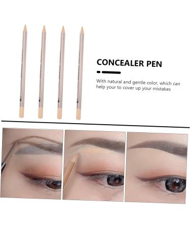 Gogogmee 4pcs Concealer Pen Cover up Makeup Concealer Eye Circle Highlighter Stick Eraser Concealer Wooden 1 g (Pack of 1) Assorted Color - Buy Online on SooperMarket.com