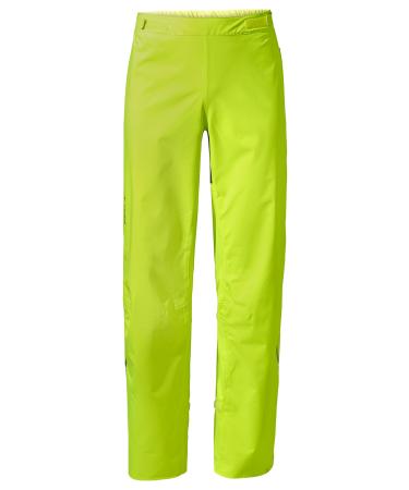 VAUDE Men's Moab Rain Pants L Neon Yellow
