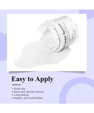 28g/Box French Manicure Pink & White Dip Powder Nails - No UV/LED Cure | Natural White Dip-Natural White-UKA - Buy Online on SooperMarket.com