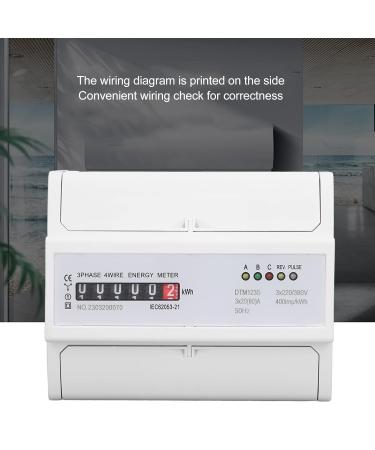 Electronic Energy Meter 20A-80A: Small Volume, Accurate Measurement for Household - Digital Energy Meter - Buy Online on SooperMarket.com