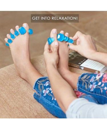 YogaToes Gems Toe Seperators - Sapphire Blue - Buy Online on SooperMarket.com
