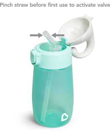 Munchkin Flip n Lock Elephant Toddler Straw Cup 12oz - Mint | 1 Pack - Buy Online on SooperMarket.com