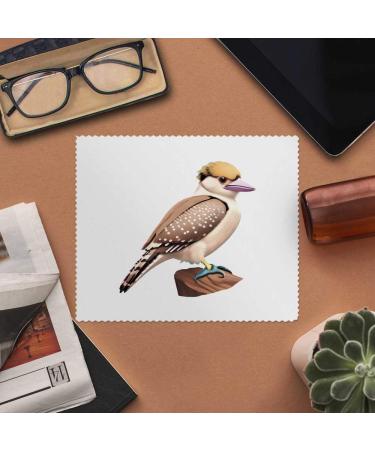 LC00025208 Microfiber Cleaning Cloths for Glasses Lenses - Perched Kookaburra Design 2 Pack - Premium Lens Care - Buy Online on SooperMarket.com