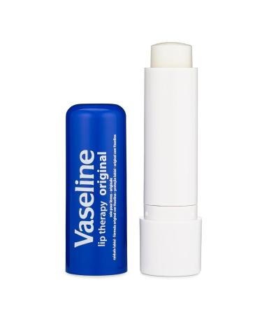 Vaseline Lip Therapy Care Original - 6 Unflavored Lip Balms (3-Pack of 2) for Dry Chapped & Cracked Lips - Fast-Acting Nourishment - Buy Online on SooperMarket.com