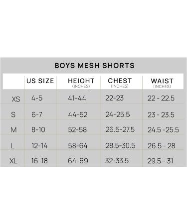 Real Essentials Boys' 5-Pack Mesh Basketball Shorts Large Set 4 - Buy Online on SooperMarket.com