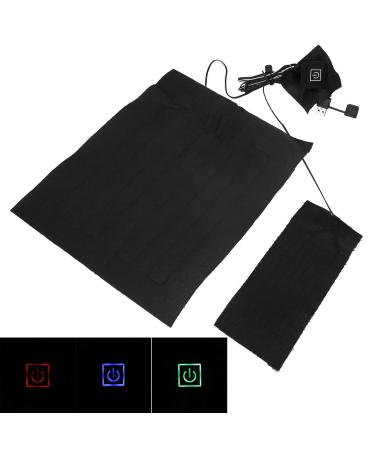 2 in 1 USB Heating Cushion - Adjustable Temperature Waterproof Heating Pad for Clothing Vest - 3 Gears of Electric Heat - Buy Online on SooperMarket.com