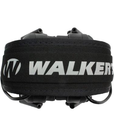 Walkers Razor Slim Electronic Muff - Black Patriot - Noise Reduction Ear Protection - Buy Online on SooperMarket.com