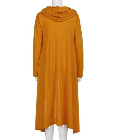Women's Plus Size Irregular Zip Hoodie Sweatshirt - White/Yellow - 5XL - Buy Online on SooperMarket.com