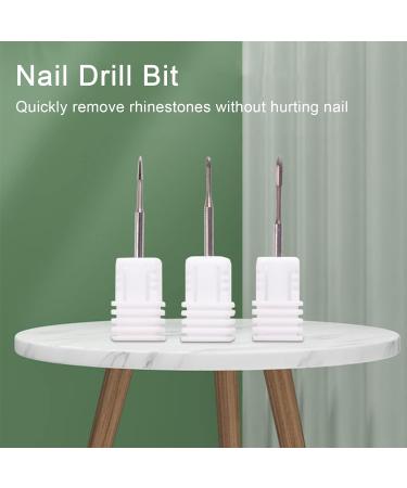 4pcs Tungsten Steel Nail Drill Bit Set - Rhinestone Removal & Nail Polishing Grinding Tools for Manicure - Buy Online on SooperMarket.com