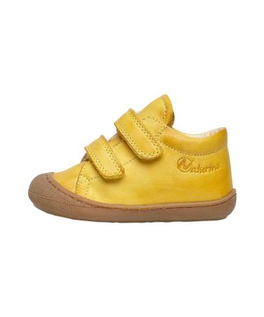 Naturino Cocoon VL-Leather First-Steps Shoes 4 UK Child Yellow