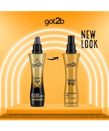 Got2b Guardian Angel Up to 230 degrees Heat Protection Hair Spray Contains Argan Oil Silicone Free 200ml (Pack of 2) 200 ml (Pack of 2) - Buy Online on SooperMarket.com