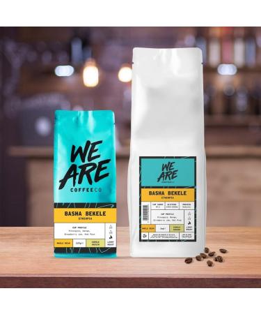 Coffee Beans 227g Bag Whole Bean Coffee Ethiopian Coffee Beans Fruits Notes 100% Arabica Light Roast Speciality Freshly Roasted Single Origin (We Are Coffee Co) Whole Bean 227 g (Pack of 1) - Buy Online on SooperMarket.com