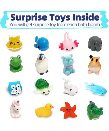 Shell Kids Bath Bombs Gift Set with Surprise Toys - Handmade Bubble Bath Fizzes for Children - Perfect for Birthday, Christmas & Party Favor - Buy Online on SooperMarket.com
