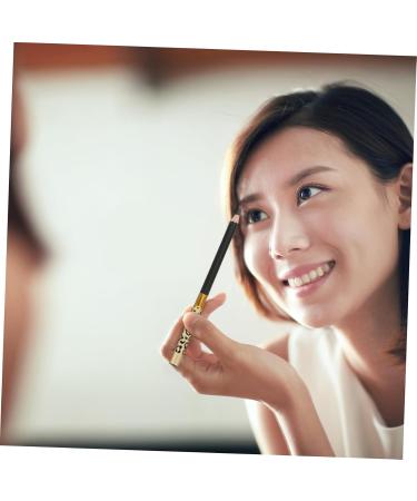NOLITOY 4 Pcs Brown Eyeliner Makeup Eyebrow Penci Long Lasting Eyebrow Pencils Eyebrow Brush Eyebrow Line - Buy Online on SooperMarket.com