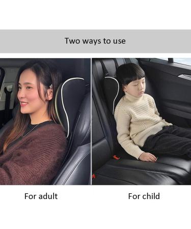ZATOOTO Car Neck Pillow - Memory Foam Headrest Support for Adults and Kids (Black) - Buy Online on SooperMarket.com