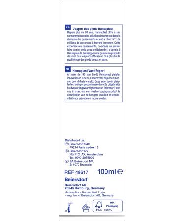 Hansaplast Foot Expert Regenerating Foot Cream 100ml Intensive Moisturizing Foot Care with 10% Urea for Soft Healthy Feet - Buy Online on SooperMarket.com