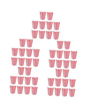 HOMSFOU 50 Pcs Boxes Popcorn Carton Popcorn Holder Popcorn Bowl Popcorn Bags Movie Night Gift Popcorn Machine Popcorn Packets Popcorn Containers Gifts Popcorn Bucket Classic Paper Gift Bag