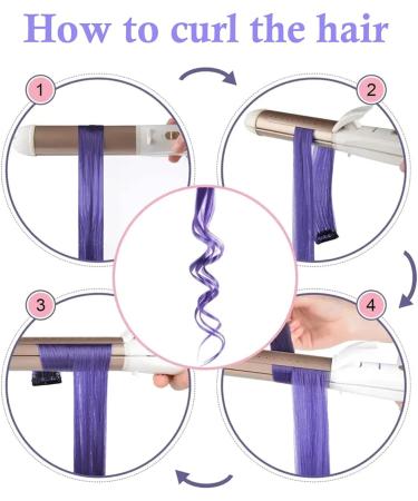 12 PCS Pink Hair Extensions Clip in 22Inch Pink Hair Extensions Colorful Straight Extensions Hair Highlights Accessories for Kid Girls Women Party Hair Decor 12pcs-Pink - Buy Online on SooperMarket.com