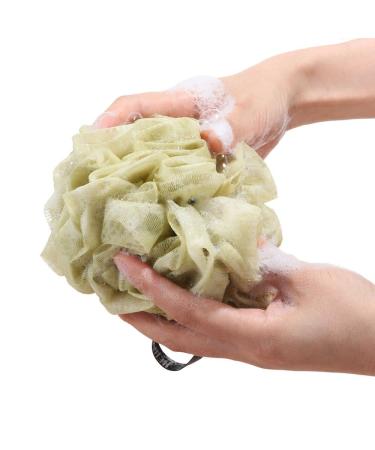 4Pcs Soft Mesh Bath Sponge Balls Set for Body Exfoliation and Shower Cleaning - 4.53inch - Buy Online on SooperMarket.com