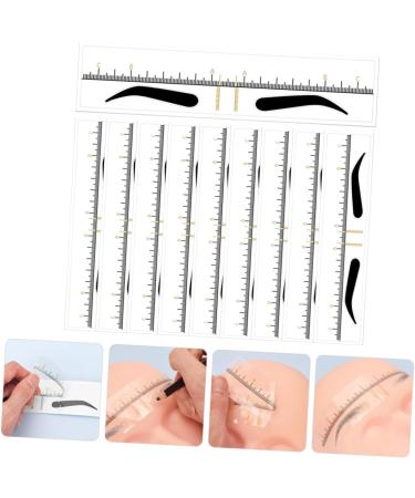 Gogogmee 10pcs Brow Makeup Supplies Eyebrow Stencils Older Women Eyebrow Kit Women Brow Shaping Stencil Pvc - Buy Online on SooperMarket.com