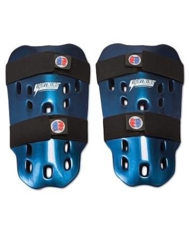 Pro Force Lightning Shin Guards Blue Child / Small (Length: 11 1/2")