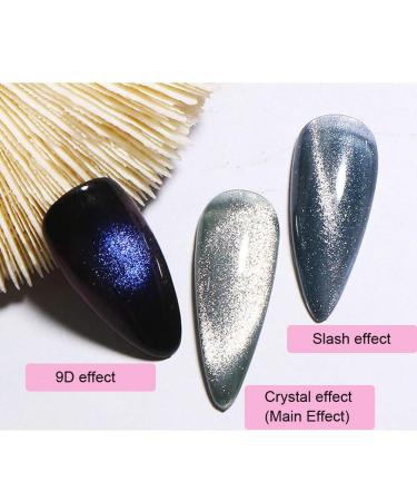 3pcs Nail Art Magnetic Stick - Portable Cat Eye Gel Nail Polish Magnet Wand | DIY Manicure Tool (Black) - Shop Internationally - Buy Online on SooperMarket.com