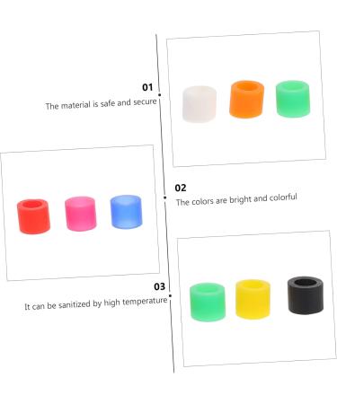 Partykindom 480 STK Dental Color Circle Rings - Silicone Color Coding Labels (3PCS - 0.3x0.3cm) | International Shipping - Buy Online on SooperMarket.com