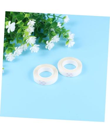 NOLITOY Double-Sided Hair Extension Tape - 2 Rolls Seamless Toupee Tape for Women | Front Lace Hair Accessory - White Size 1 - Buy Online on SooperMarket.com