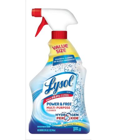 Lysol Power and Free Multi-Purpose Cleaner Citrus Sparkle 32 Ounce