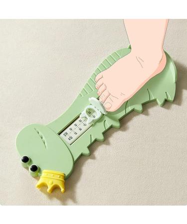 Kisangel Kids Shoe Sizer - Foot Measurement Device for Boys and Girls | Dinosaur Design - Light Green - Buy Online on SooperMarket.com
