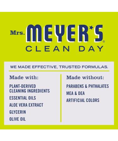 Mrs. Meyer's Lemon Verbena Liquid Hand Soap - Cruelty-Free Biodegradable Essential Oils 16 oz | International Shipping - Buy Online on SooperMarket.com