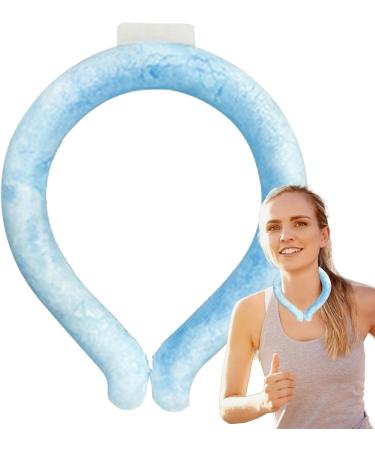 Cooling Device for Neck - Reusable Cooling Collar Wraps for Hot | Outdoor Essentials Wearable Cooling Wraps for Offices Concerts Home Gym Puchen Sea Salt Blue Below 18 Degrees - Buy Online on SooperMarket.com