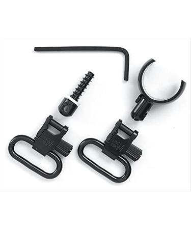 Uncle Mike's Quick Detachable Magnum Band Sling Swivels Black ,.850-.900" Diameter