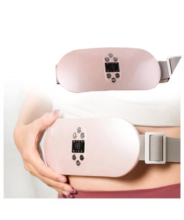 Heated menstruation period warm uterus belt electrical heating menstruation stomach hot compress massage waist massage device suitable for women who are sitting sleeping Unterha