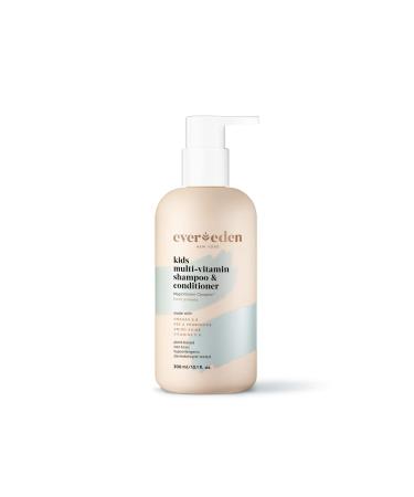 Evereden Kids Shampoo and Conditioner 2 in 1: Fresh Pomelo 10.1 fl oz. | Plant Based and Natural Kids Skin Care | Non-toxic and Organic Ingredients | Multi-Vitamin Skin Care for Kids