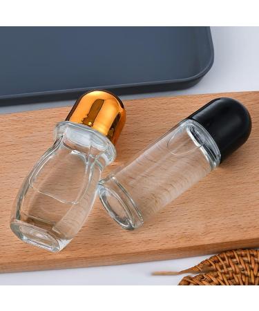 FSSTUD 2 Pack 50ml Roll-On Glass Bottles | Refillable Perfume & Essential Oil Containers | International Shipping Available - Buy Online on SooperMarket.com